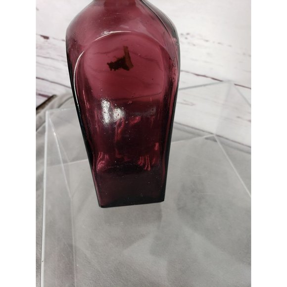 Straubmullers Elixir Tree Of LIfe Purple Glass Bottle Nectar Of The Golden Life - Picture 3 of 9